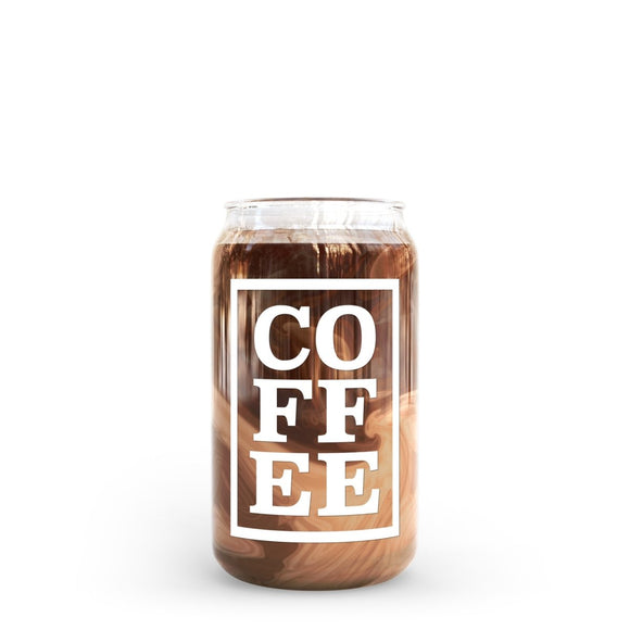 16 oz Beer Can Glass | Coffee