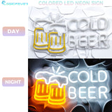 Cold Beer Neon Sign Bar Restaurant Store Wall Decor Neon Light Custom