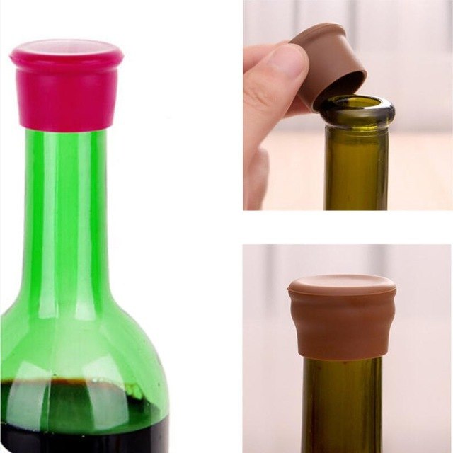 Reusable Silicone Wine Beer Top Bottle Caps