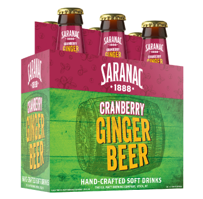 Saranac - Cranberry Ginger Beer 6PK BTL
