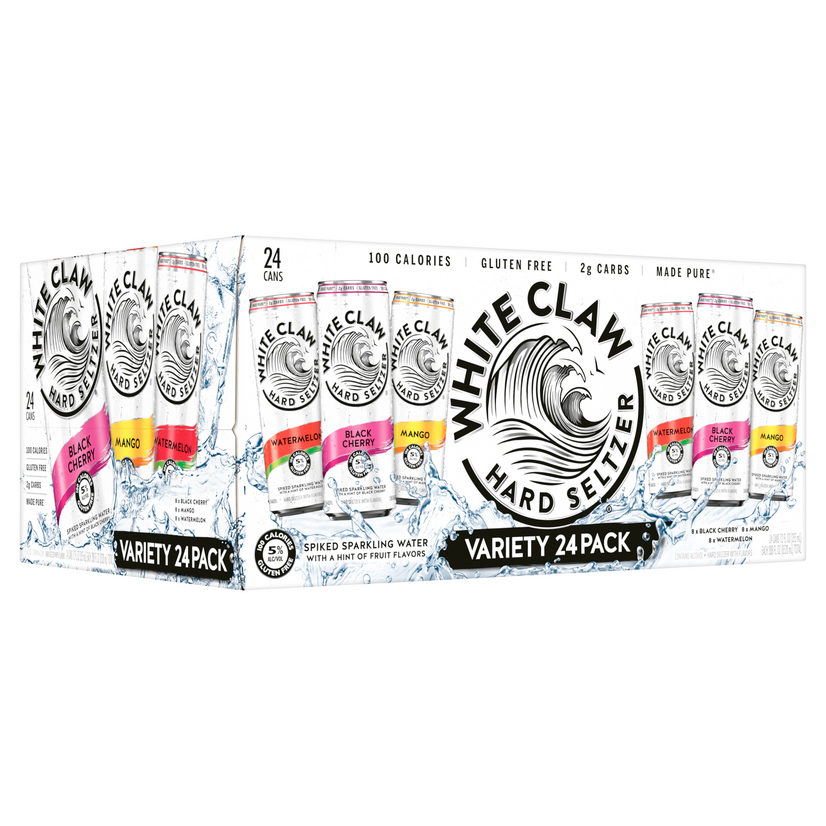 White Claw Hard Seltzer Can Koozie & Bandana - Brand New