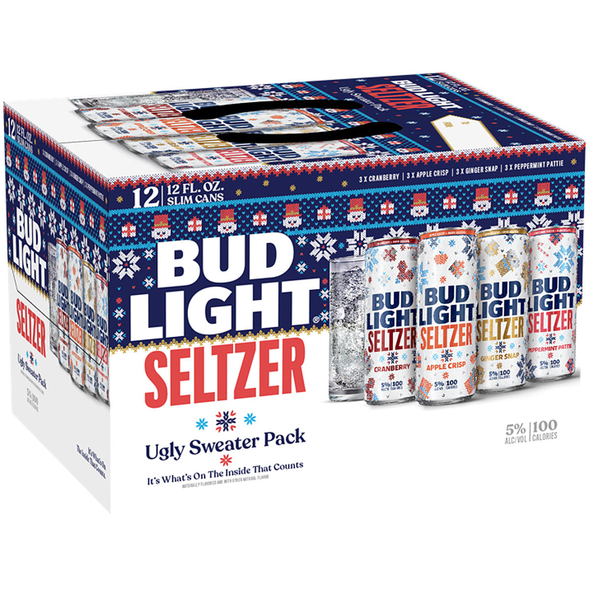 Cans Holiday Seltzer Bud Light Bud Light Seltzer Holiday Variety