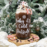 16 oz Beer Can Glass |  Baby It's Cold Outside