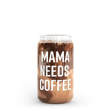 16 oz Beer Can Glass | Mama Needs Coffee