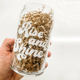 16 oz Beer Can Glass | Rise and Shine