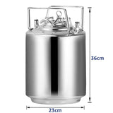 Stainless Steel Brewing Kegerator Set | Stainless Steel Beer Brewing
