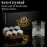 Whiskey Stones & Crystal Glass Gift Set - Reserve Tumbler (11.7oz)