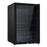 Devanti 115L Bar Fridge Glass Door Mini Freezer Fridges Countertop