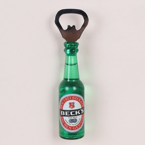 1pc Gold Magnetic Bottle Opener, Can Be Adsorbed On The Refrigerator,  Creative Square Shaped Beer Can Opener