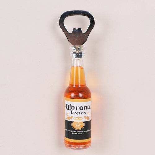 1pc Gold Magnetic Bottle Opener, Can Be Adsorbed On The Refrigerator,  Creative Square Shaped Beer Can Opener
