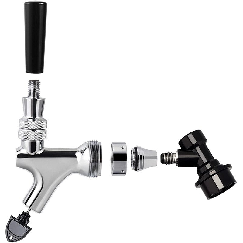 Aazon.co: Stainless Steel Ste Beer Keg Tap Faucet With Ball Lock
