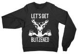 LET'S GET BLITZENED Christmas Sweater BEER Version