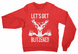 LET'S GET BLITZENED Christmas Sweater BEER Version