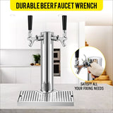 Dual-faucet Beer Tower,craft Beer Column Kit With Tap,co2