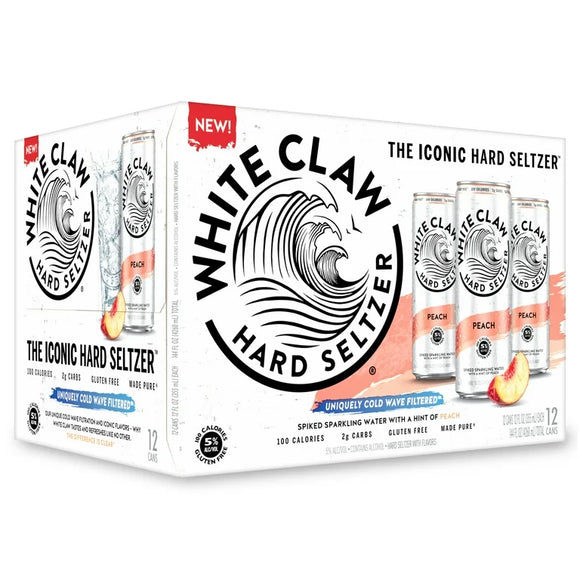 White Claw - Peach 12PK CANS