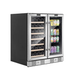 Empava BR04D Dual Zone Wine & Beverage Cooler Fridge