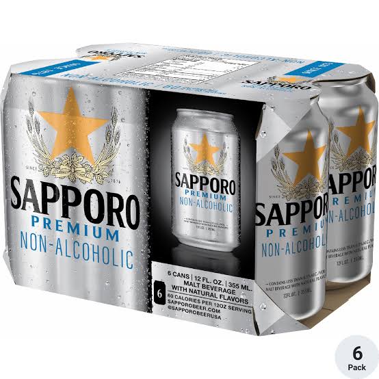 Sapporo - Premium Non-Alcoholic 6PK CANS