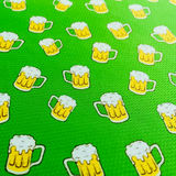 St. Patrick's Day Green Beer Tie On Dog Bandana