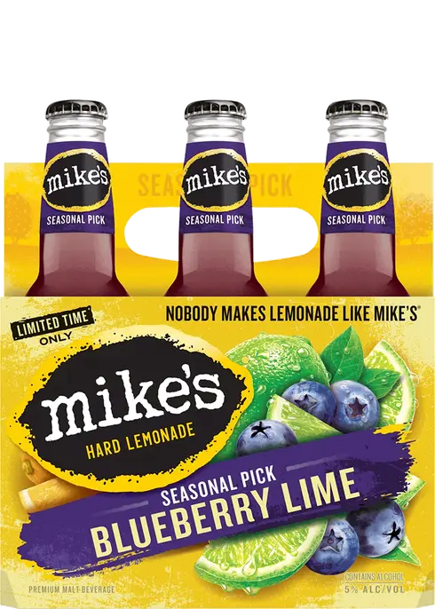 Blueberry Lime Mike's Hard Lemonade Pomegranate Blueberry