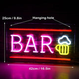 Ineonlife Beer Bar Series Neon Lights Letters LED Lights Sign Bar