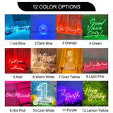 LED Neon Sign Bar Beer Party Club Neon Signs Lamps Room Wall Aesthetic