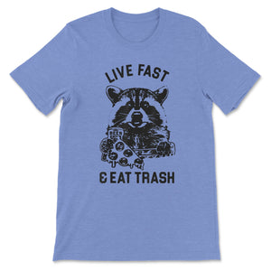 Live Fast & Eat Trash Beer Pizza Possum Tee