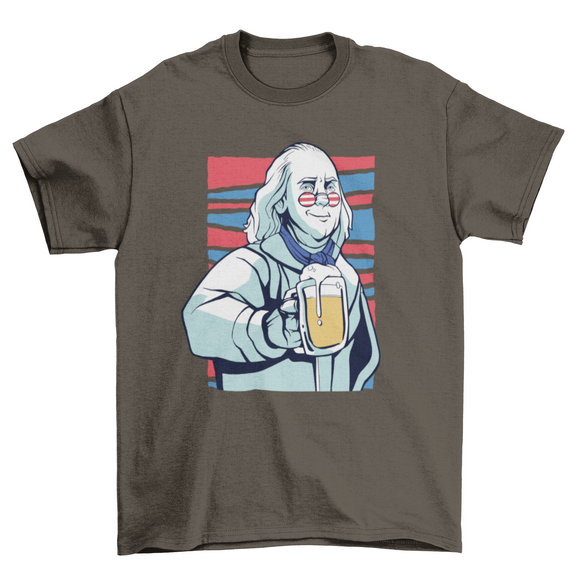 Franklin beer t-shirt