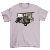 Golf cart beer t-shirt