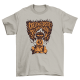 Halloween pumpkin monster t-shirt