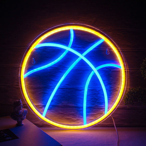 Basketball Neon Lights | Basketball Neon Signs | Basketball Wall Signs