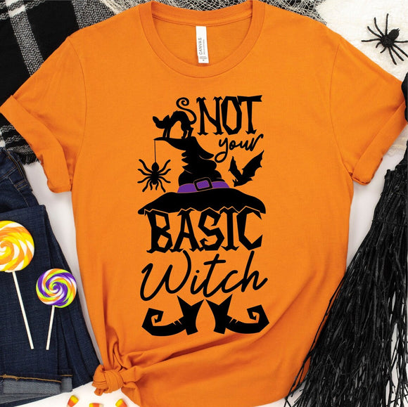 Not Your Basic Witch Halloween T-shirt