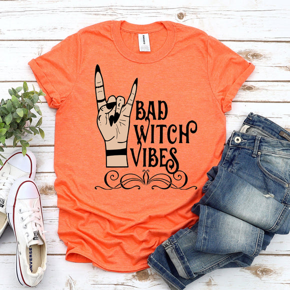 Bad Witch Vibes Halloween T-shirt