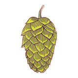 Hop Flower Enamel Pin - Premium Craft Brewery, Beer Lover Lapel Pin