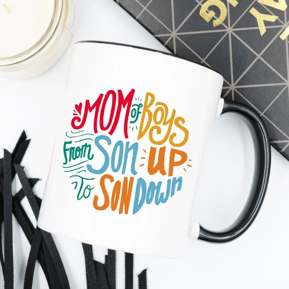 thumbnail image 2 of Boy Mom From Son Up To Son Down Ceramic Coffee Mug 2 of 11