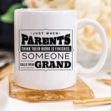 Baby Announcement Grandparent Gifts, Grandpa Mug,