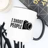 11oz Coffee Mug - I Shoot People - Ceramic Coffee
