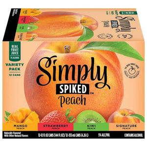 Simply Spiked - Peach Lemonade 12PK CANs