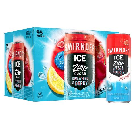 Smirnoff - Zero Sugar Red White Berry 12PK CANS