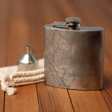 Malden - Massachusetts Map Hip Flask