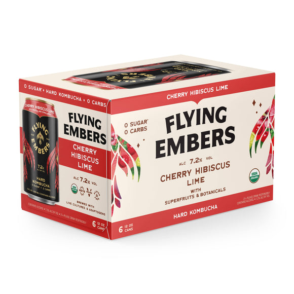 Flying Embers - Cherry Hibiscus Lime 6PK CANS