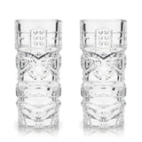 Pacific Crystal Tiki Glasses Set of 2