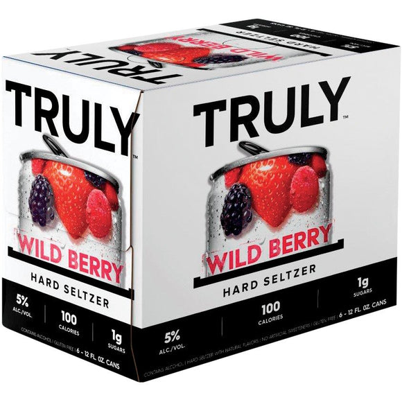 Truly Seltzer - Wild Berry 6PK CANS - uptownbeverage