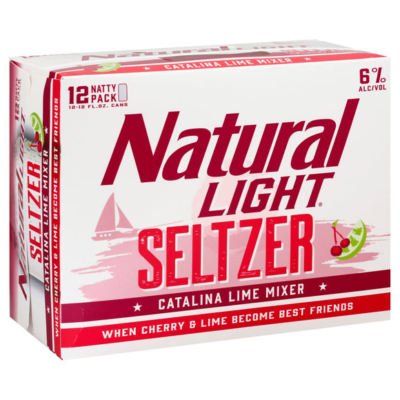Natural Light Seltzer - Catalina Lime Mixer 12PK CANS - uptownbeverage