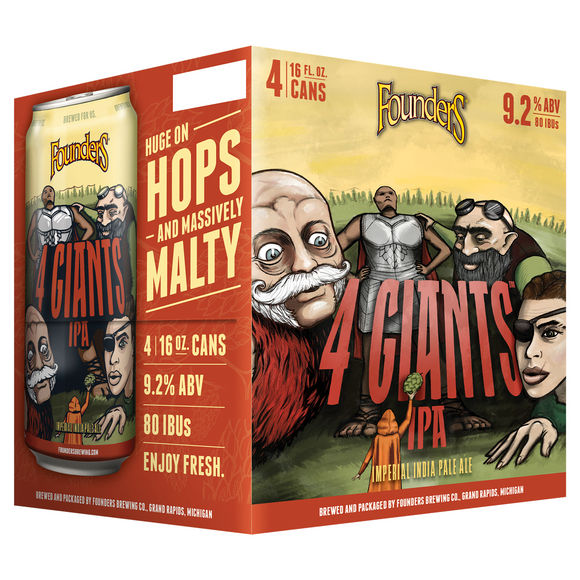 Founders - 4 Giants IPA 4PK CANS