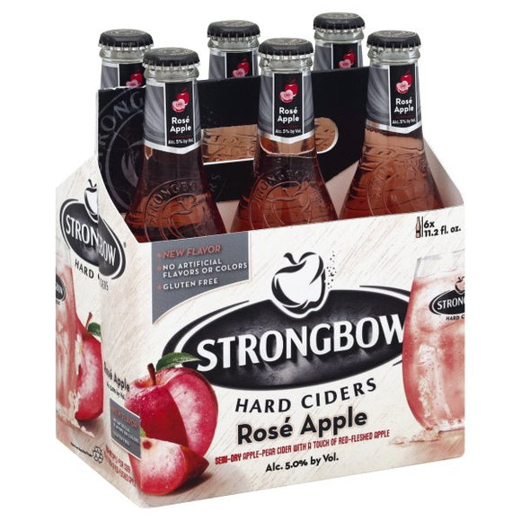 Strongbow Cider - Rosé Apple 6PK BTL