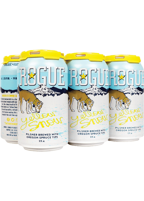 Rogue Brewing - Yellow Snow 6PK CANS - uptownbeverage