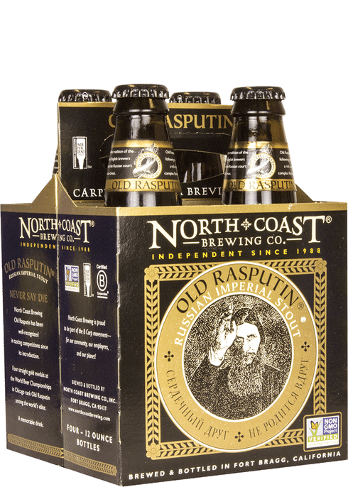 North Coast Brewing - Old Rasputin 4PK BTL - uptownbeverage