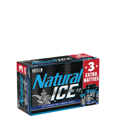 Natural Ice - 15PK CANS - uptownbeverage