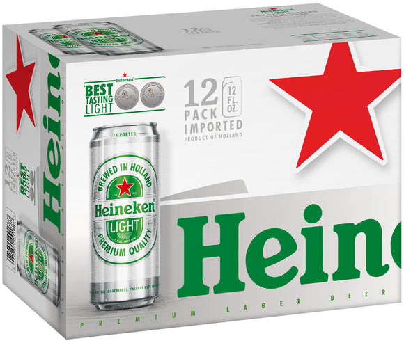 Heineken - Light 12PK CANS - uptownbeverage