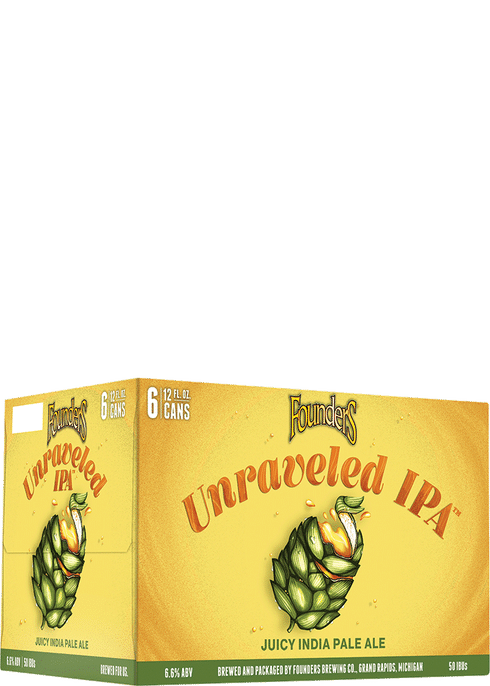 Founders Brewing - Unraveled IPA 6PK CANS - uptownbeverage